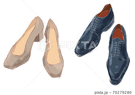 靴 ハイヒール パンプス おしゃれのイラスト素材