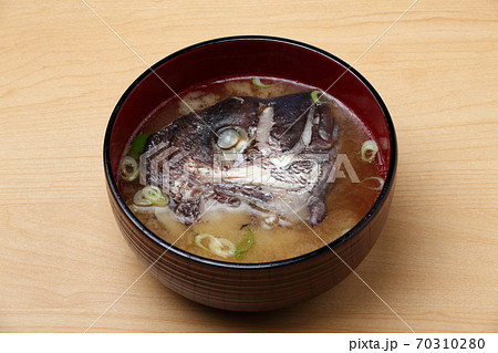 あら 鯛 味噌汁 たいの写真素材