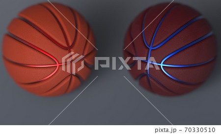 バスケ バスケット バスケットゴール ボールのイラスト素材