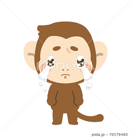 お猿さんの絵が描かれている灰皿です。 お猿さんの絵が描かれている