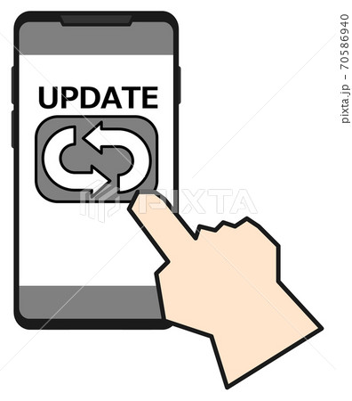 アップデートのイラスト素材