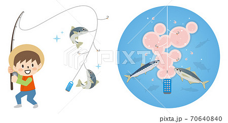 釣り フィッシング のイラスト素材集 ピクスタ
