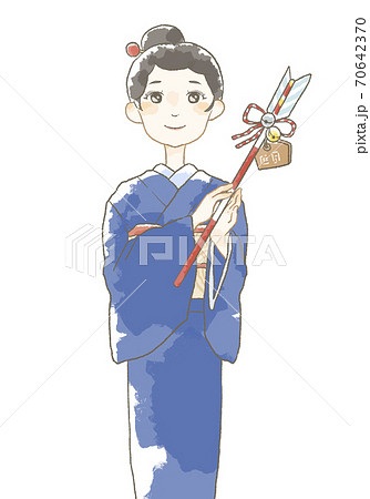 江戸時代 時代劇 イラスト 女性のイラスト素材