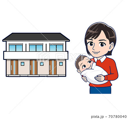 マンション騒音のイラスト素材