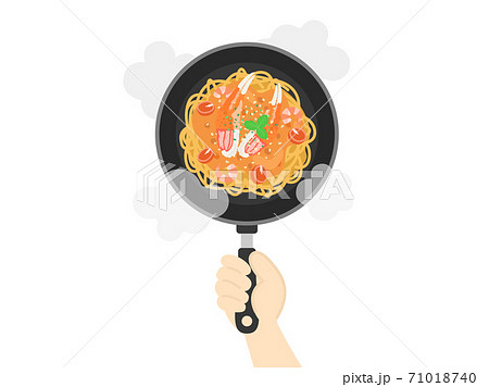 ナポリタンのイラスト素材