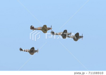 レシプロ戦闘機の写真素材