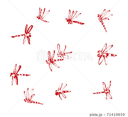 赤とんぼのイラスト素材