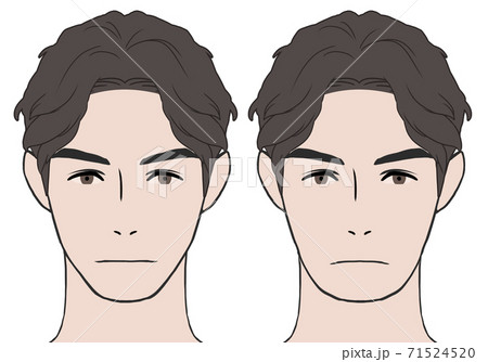 かっこいい 中年のイラスト素材