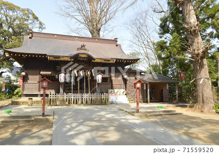 麻賀多神社 寺社仏閣 鳥居 パワースポットの写真素材