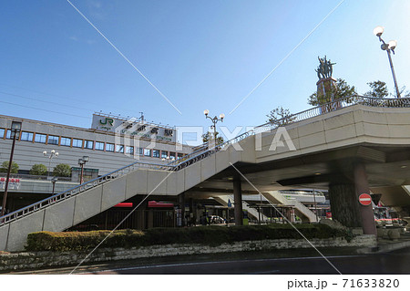 Jr宇都宮駅 オブジェの写真素材