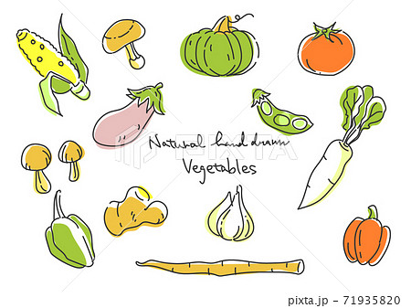野菜 ナス イラスト かわいいのイラスト素材