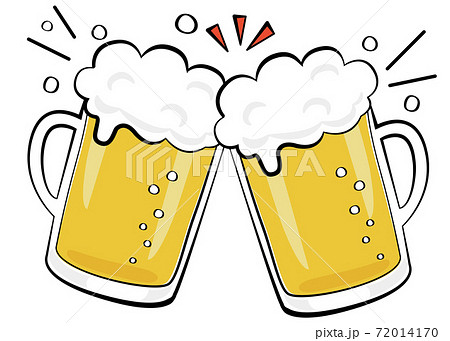 お酒 アルコール 酒 お誕生日のイラスト素材