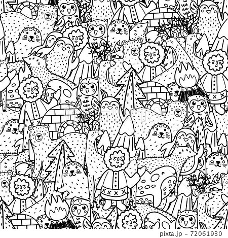 エスキモーのイラスト素材