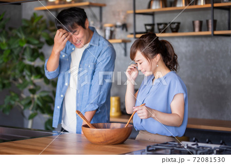 料理下手の写真素材