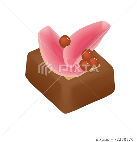 子供 かわいい お菓子 食べるのイラスト素材