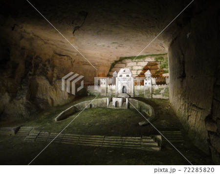 カタコンブ ド パリの写真素材