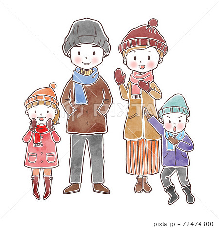 冬服のイラスト素材