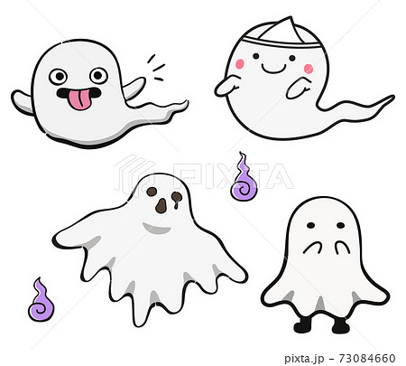 ゴーストのイラスト素材