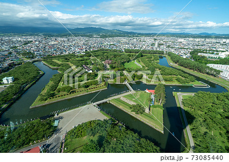 五稜郭の写真素材