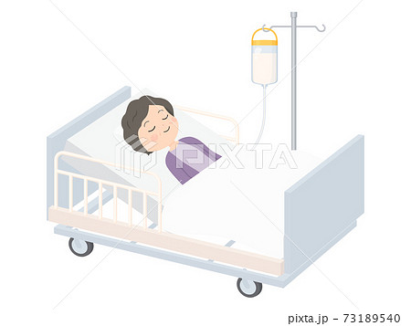 入院中のイラスト素材