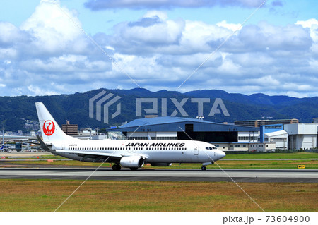 Jal 飛行機の写真素材