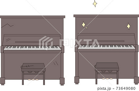 アップライトピアノの写真素材