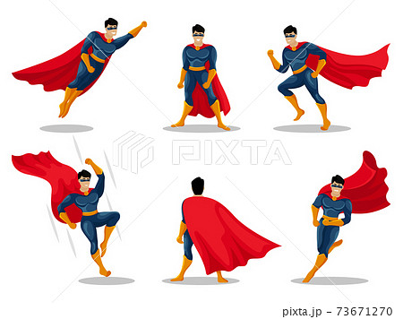Hero Superhero Character Stock Illustration