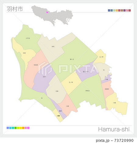 東京地図のイラスト素材