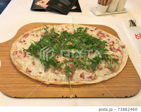 フラムクーヘンの写真素材