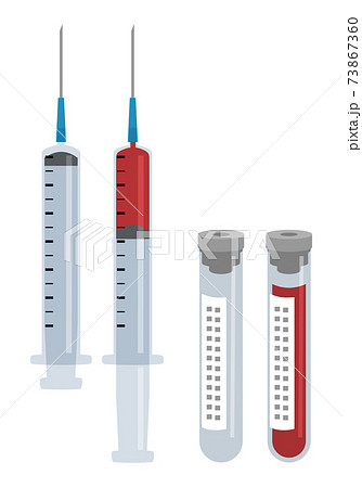 血液検査のイラスト素材