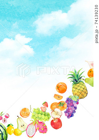 パイナップルのイラスト素材集 ピクスタ