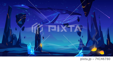 夢の世界のイラスト素材