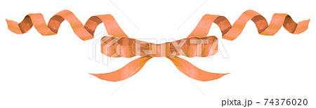 くるくるリボンのイラスト素材