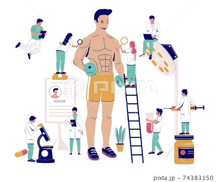 スポーツテストの写真素材