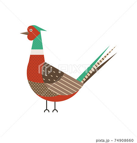 雉のイラスト素材