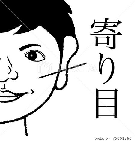 変顔のイラスト素材