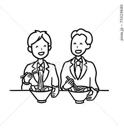 ラーメン屋のイラスト素材