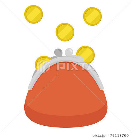 がまぐちのイラスト素材