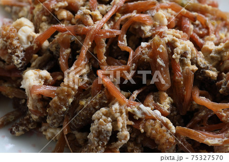 土筆の卵とじの写真素材 土筆の卵とじの写真素材