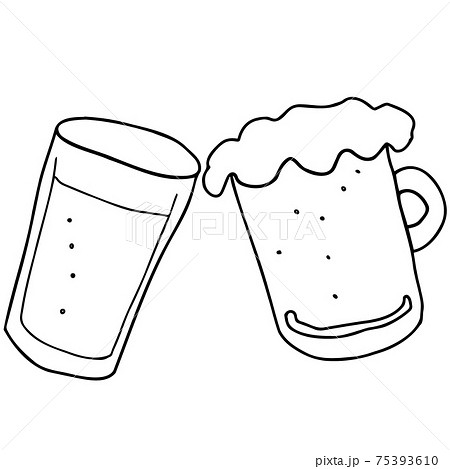 チューハイ 酎ハイ 手描き お酒のイラスト素材