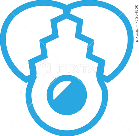 卵 割れる かわいい イラストのイラスト素材