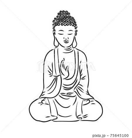 Buddhaのイラスト素材