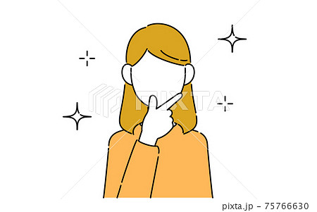 ナルシストのイラスト素材