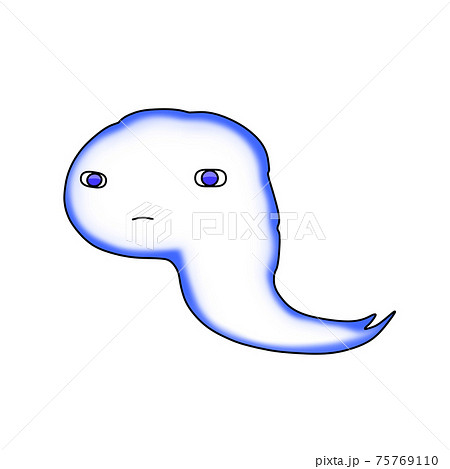 火の玉 お化け 妖怪 幽霊のイラスト素材