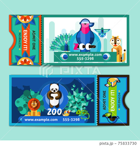 動物 動物園 イラスト 柵のイラスト素材