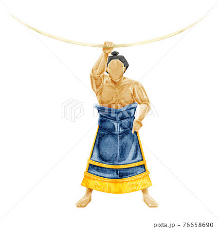 お相撲さんのイラスト素材