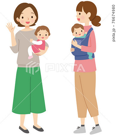 ママ友のイラスト素材