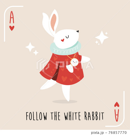 アリス うさぎのイラスト素材
