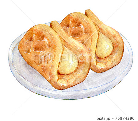 焼き菓子のイラスト素材