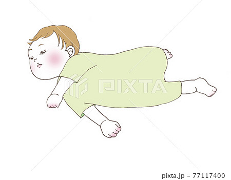 寝返りのイラスト素材 寝返りのイラスト素材